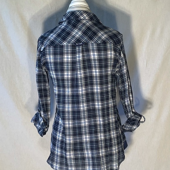 Kut from the Kloth plaid shirt SIZE SMALL - Picture 3 of 6